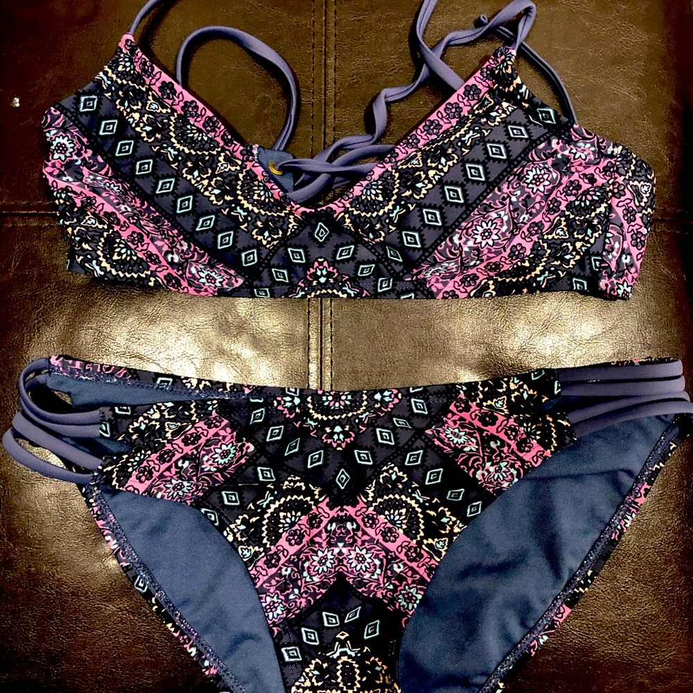 Two piece swim suit